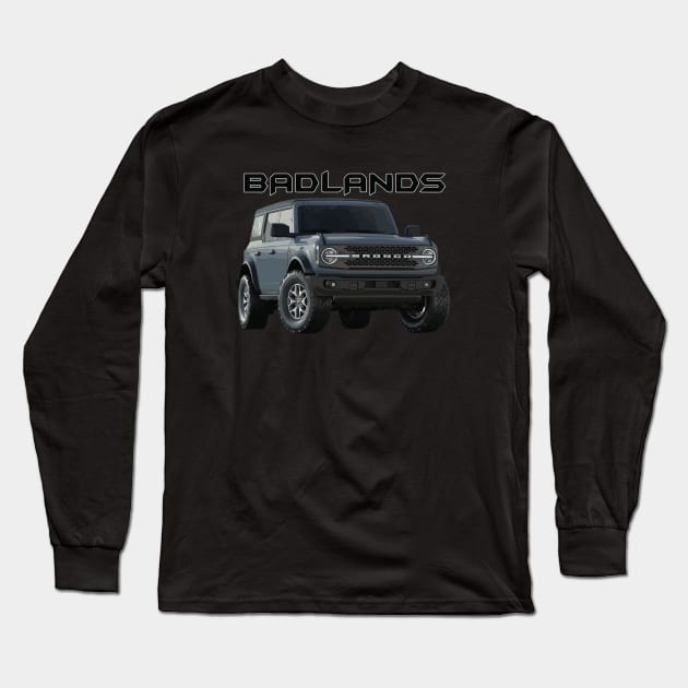 Area 51 Ford Bronco Badlands SUV Long Sleeve T-Shirt by cowtown_cowboy